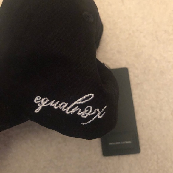 Equalnox Clothing Co. E Black hat ball cap - Picture 4 of 6